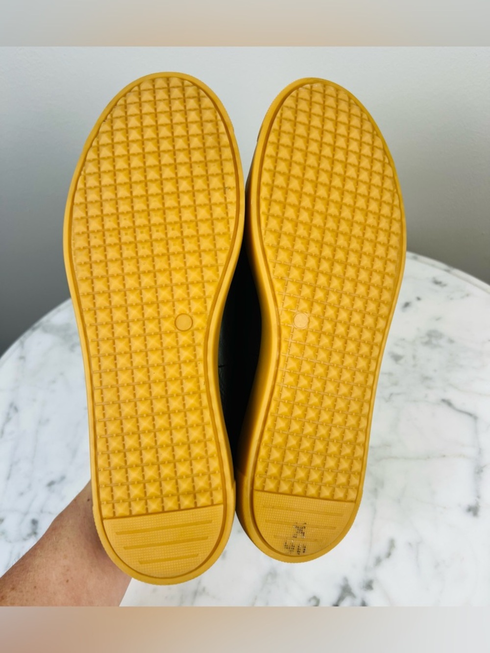 Beklina Margo Sneaker Flats – Black Leather with Gum Sole – Size 10 - Picture 9 of 14